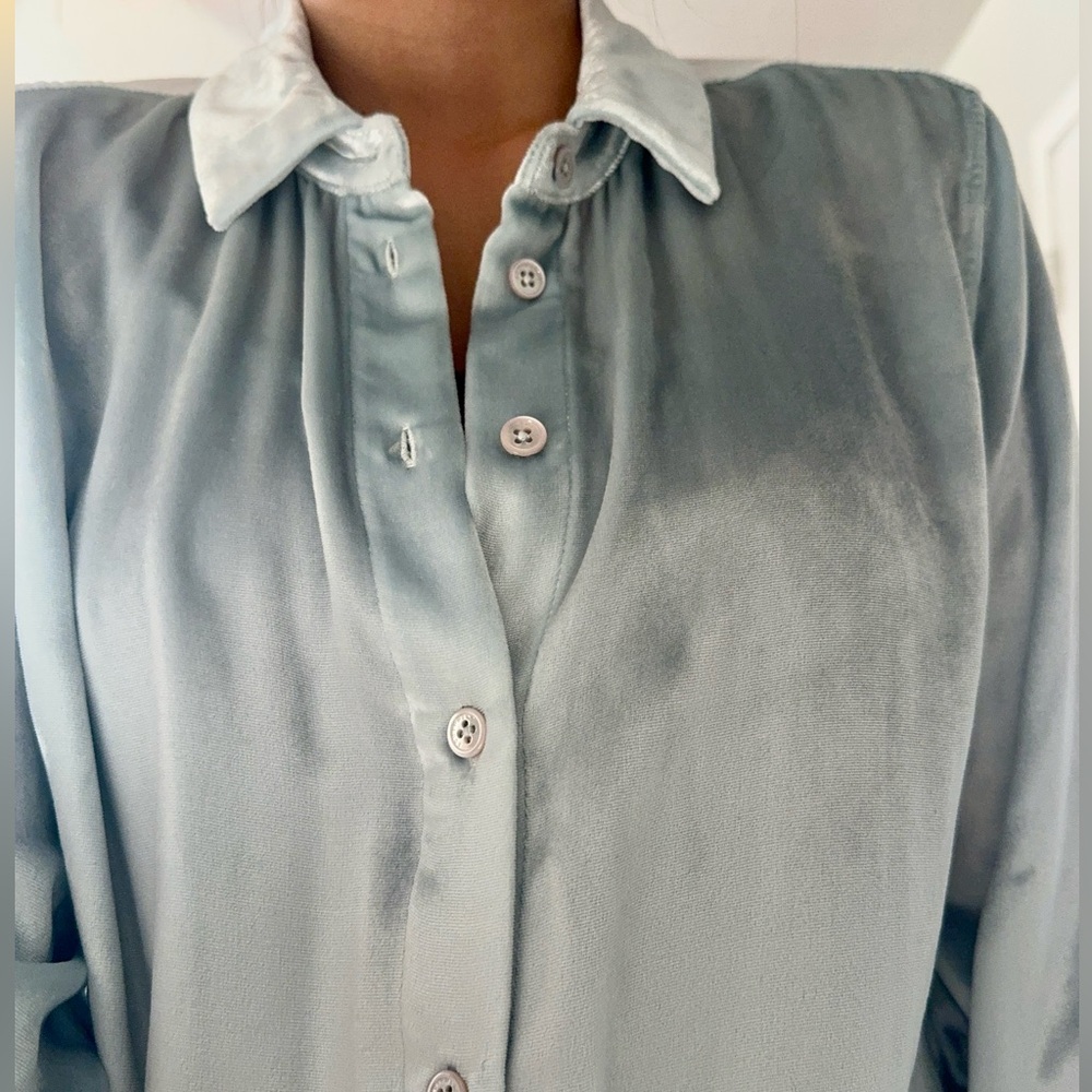 Equipment Velvet Button-Up Shirt